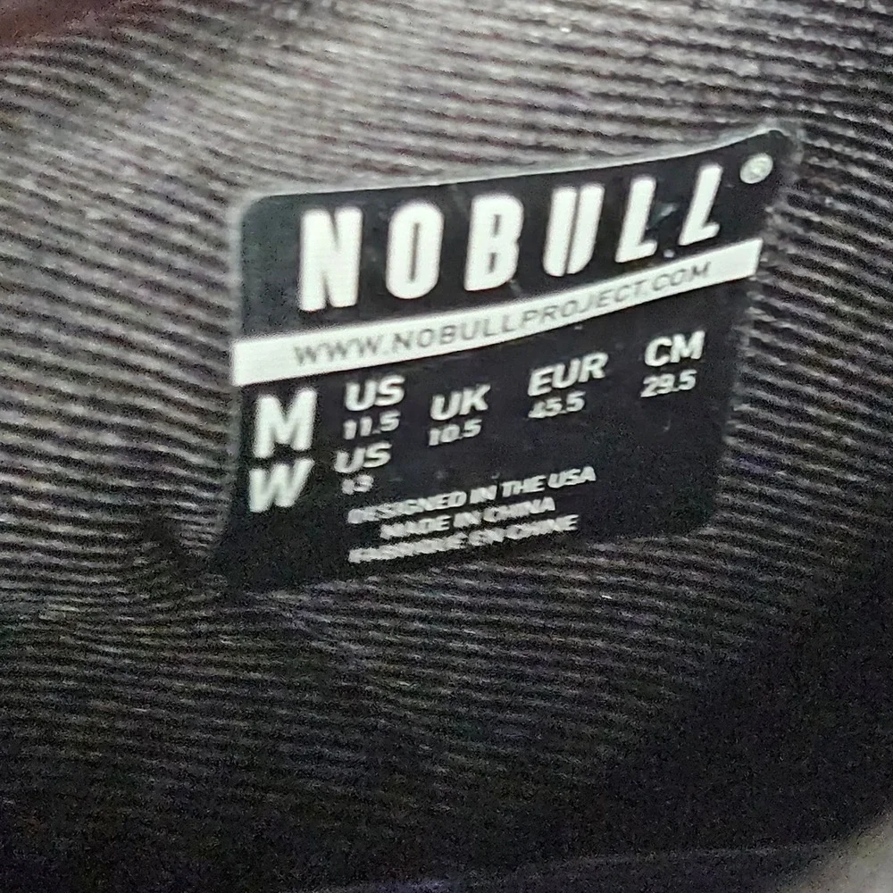 NOBULL Trainer Black Sunset Palm Tree SuperFabric Mens 11.5 Womens 13 Training‎